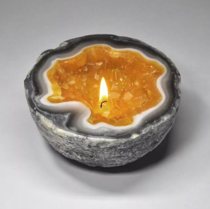 Creative candle bowl retro resin crafts, desktop decorations, candle aromatherapy containers
