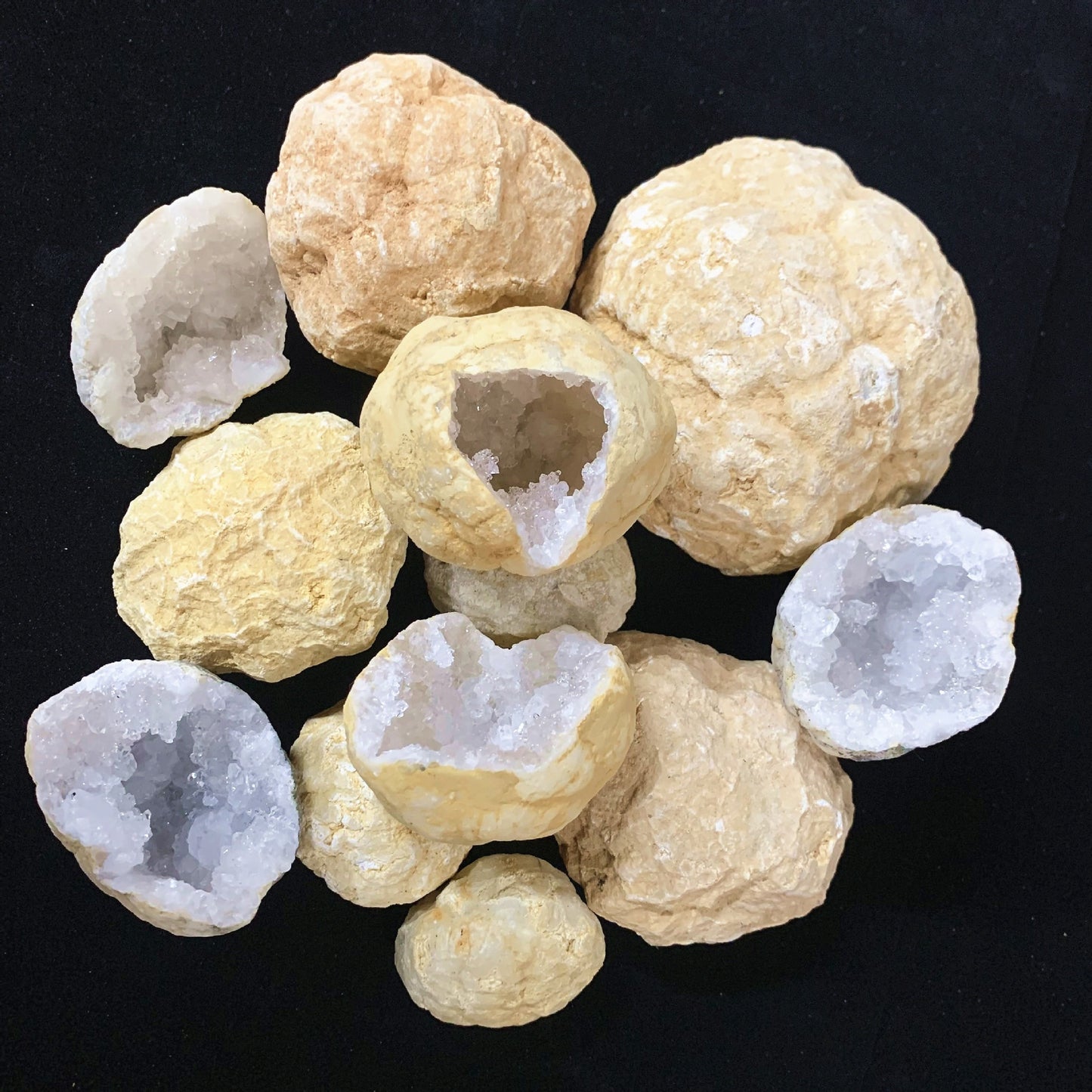 Moroccan natural agate white crystal cave, decorated with white crystal raw stones, wealth gathering crystal cluster mineral specimen.