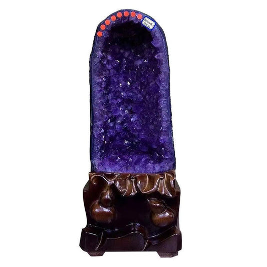 Natural amethyst cave ornaments, amethyst cave treasure bowl, Brazilian Uruguayan raw stone, office home ornaments
