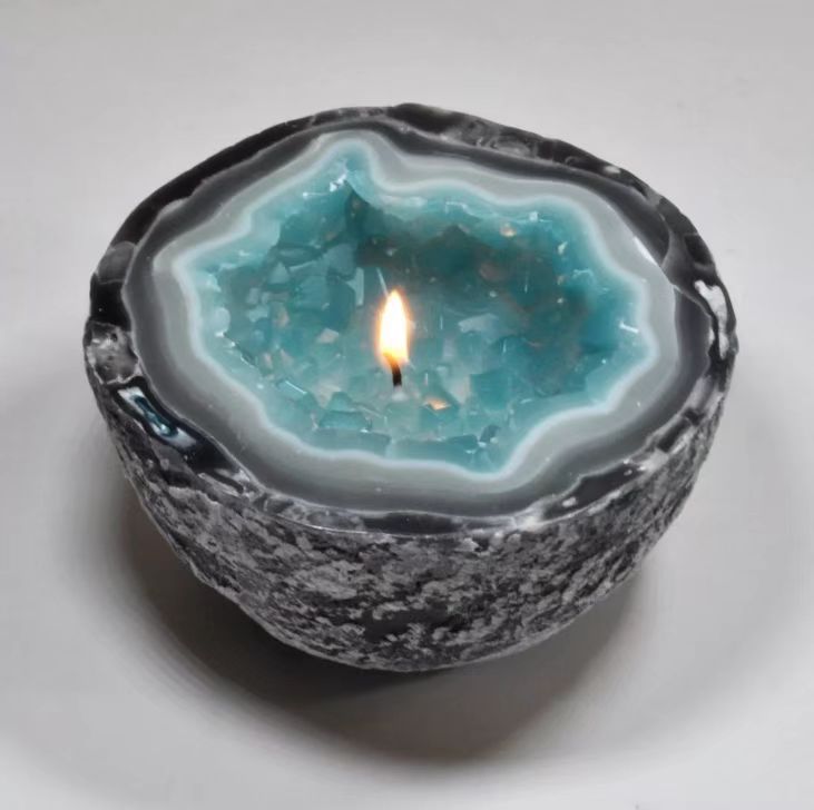 Creative candle bowl retro resin crafts, desktop decorations, candle aromatherapy containers