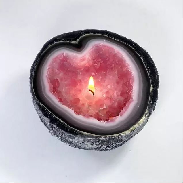 Creative candle bowl retro resin crafts, desktop decorations, candle aromatherapy containers
