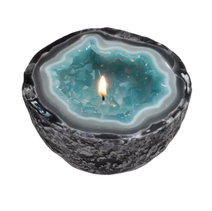 Creative candle bowl retro resin crafts, desktop decorations, candle aromatherapy containers