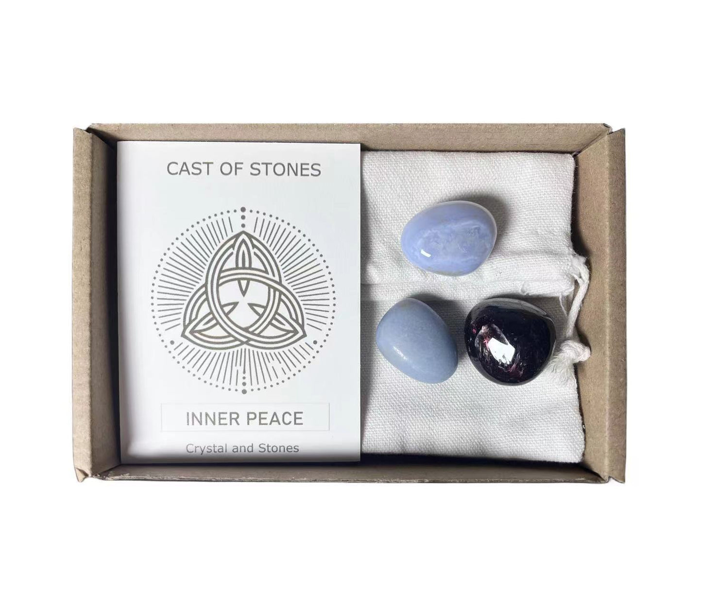 Natural crystal rough stone rolling stone set, agate rough stone, energy crystal rough stone