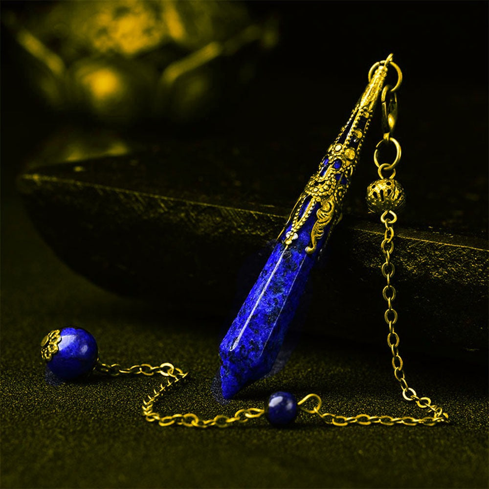 Natural amethyst pendant, single-point hexagonal column accessory, energy crystal ornament