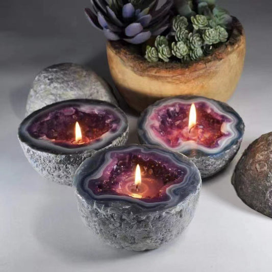 Creative candle bowl retro resin crafts, desktop decorations, candle aromatherapy containers