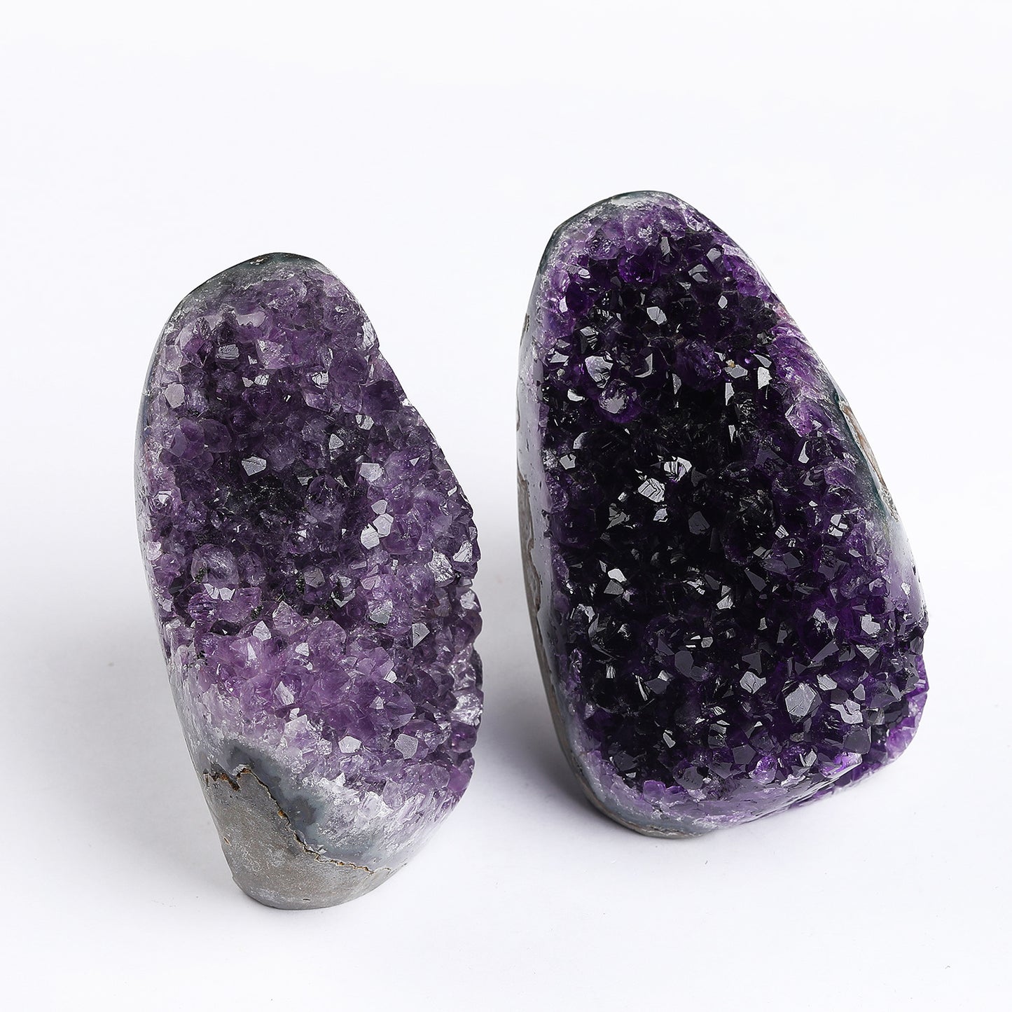 Natural amethyst cluster ornaments, amethyst geode raw stone mineral mark, amethyst cluster home ornaments
