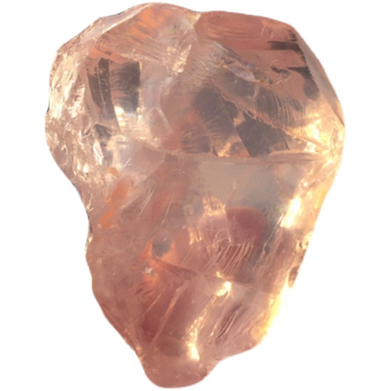 Natural rose quartz, Acester Brahma transparent rose quartz, raw stone ore high frequency healing spiritual stone ornaments