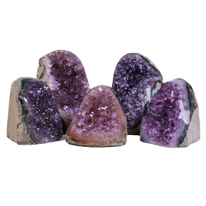 High-quality amethyst cluster, home feng shui decorative ornaments
