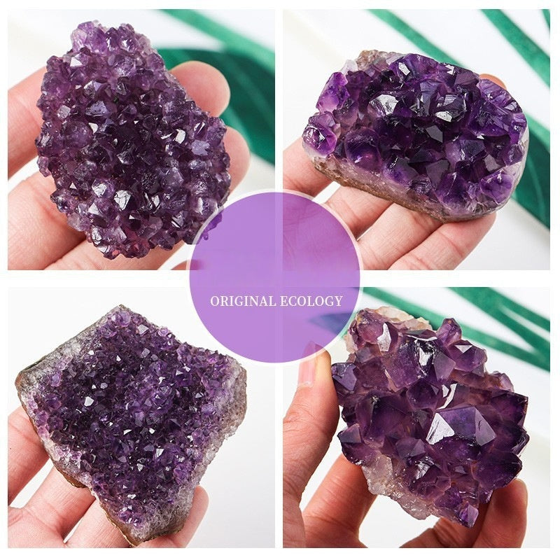 Uruguayan amethyst cluster, home feng shui decoration ornaments