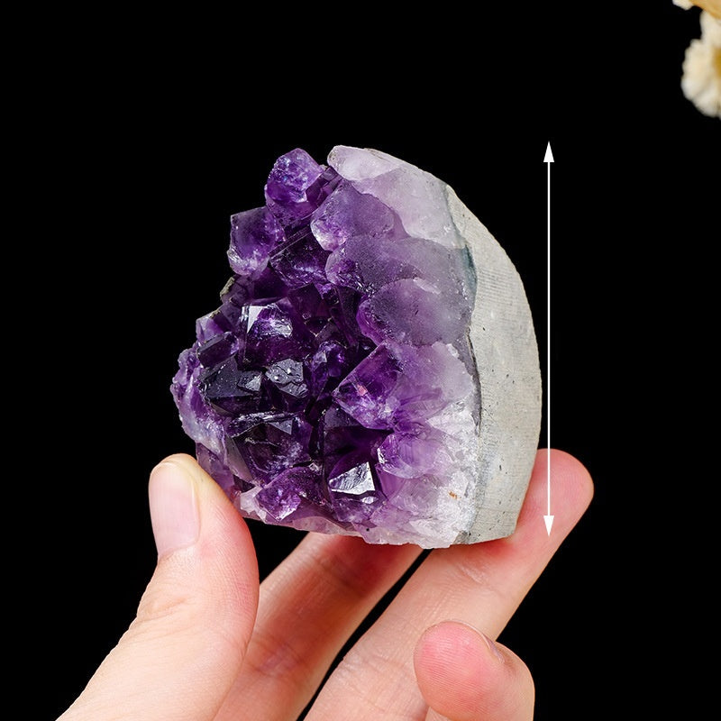 Uruguayan amethyst cluster, home feng shui decoration ornaments